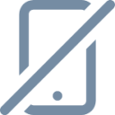 mobile slash icon