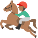 modern pentathlon medium dark skin tone emoji