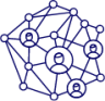 molecules network illustration