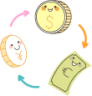 money cash bills illustration