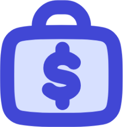 money cash briefcase dollar briefcase payment cash money finance baggage bag icon