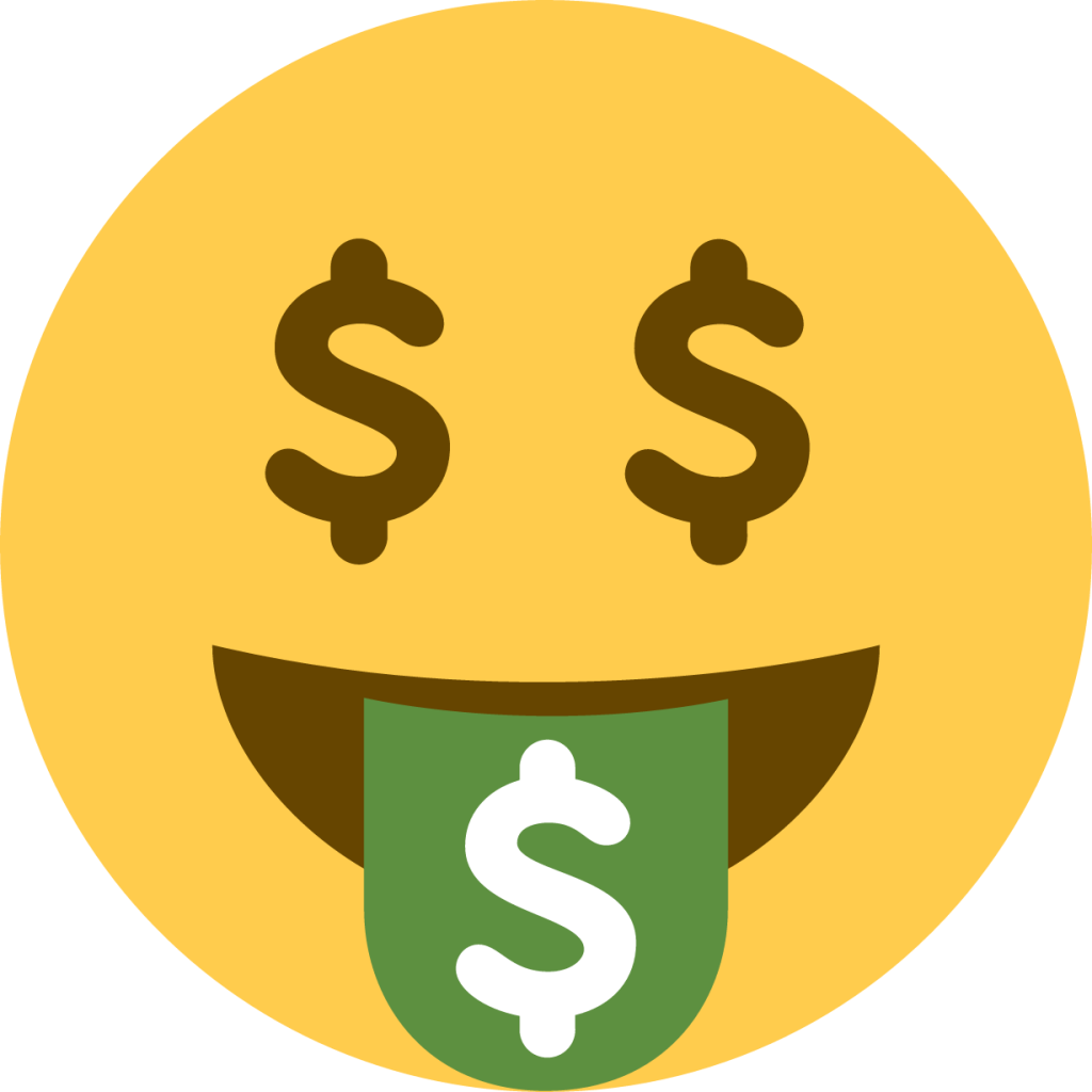 money-mouth face emoji