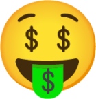 money-mouth face emoji