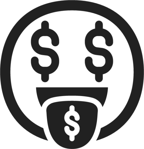 money mouth face emoji