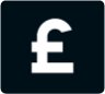 money pound box fill icon