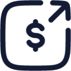 money send square icon