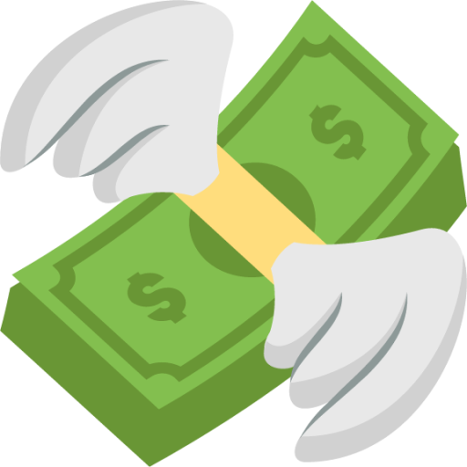 money with wings emoji