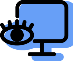 monitor eye icon