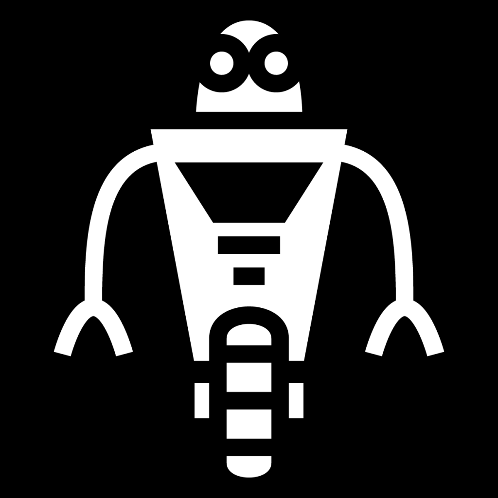 mono wheel robot icon