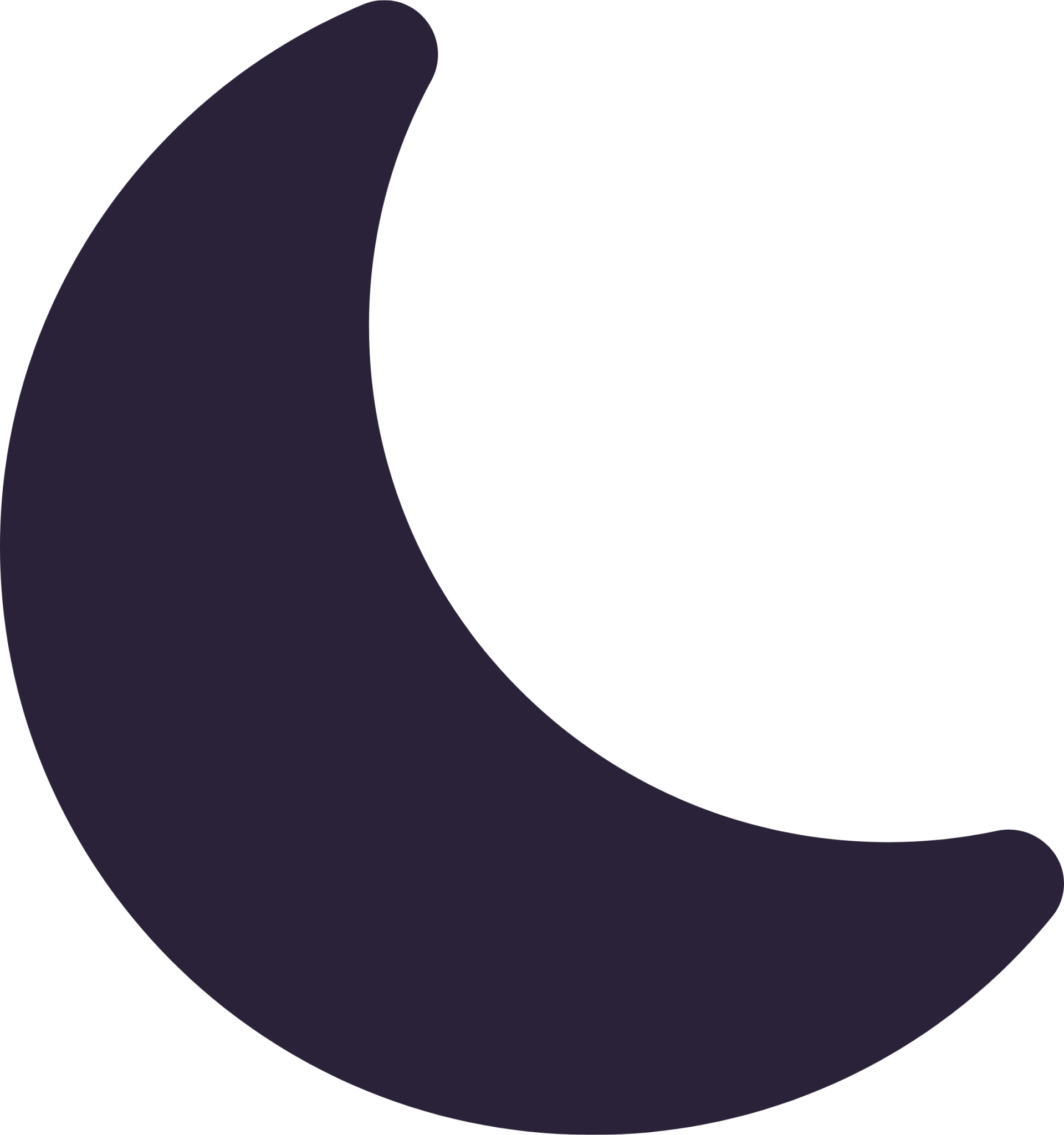 moon fill icon