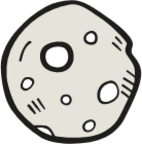 moon full almost icon
