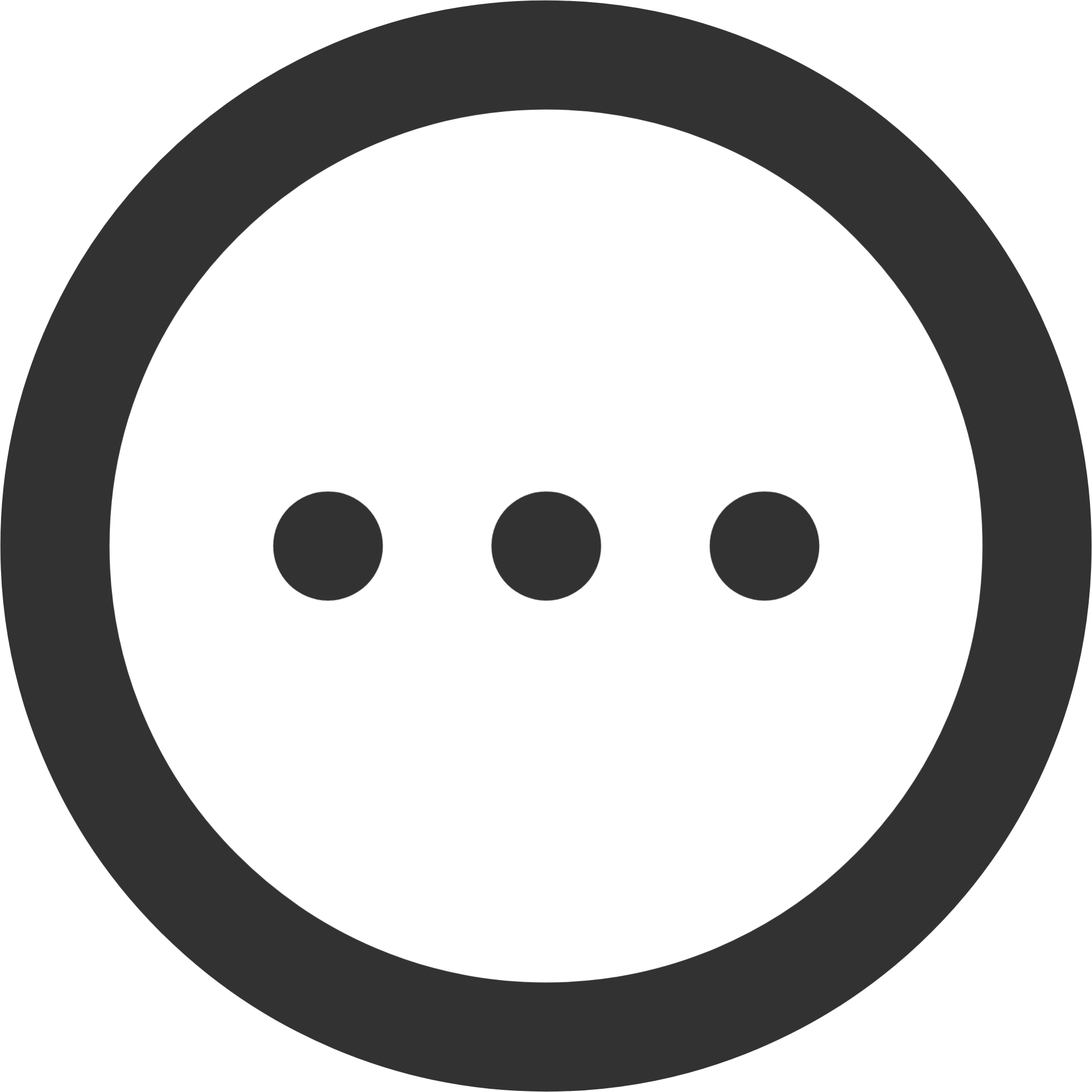 more horizontal circle icon