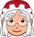 mother christmas (plain) emoji