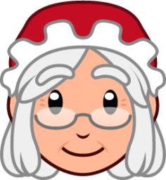 mother christmas (plain) emoji