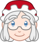 mother christmas (white) emoji