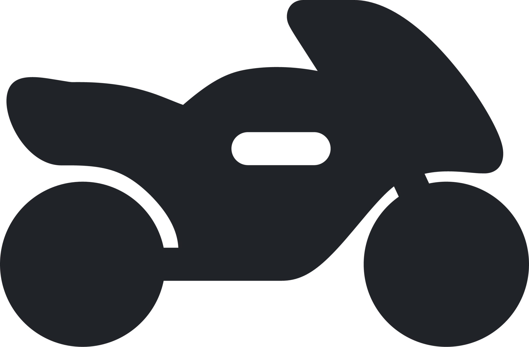 motorcycle (rounded filled) icon