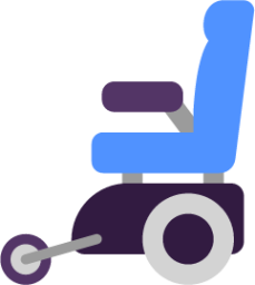 motorized wheelchair emoji