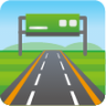 motorway emoji