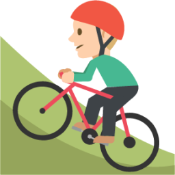 mountain bicyclist tone 2 emoji