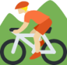 mountain bicyclist tone 2 emoji