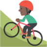 mountain bicyclist tone 5 emoji
