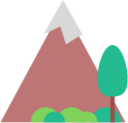 mountain bushes icon
