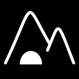 mountain cave icon