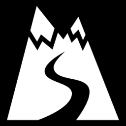 mountain road icon