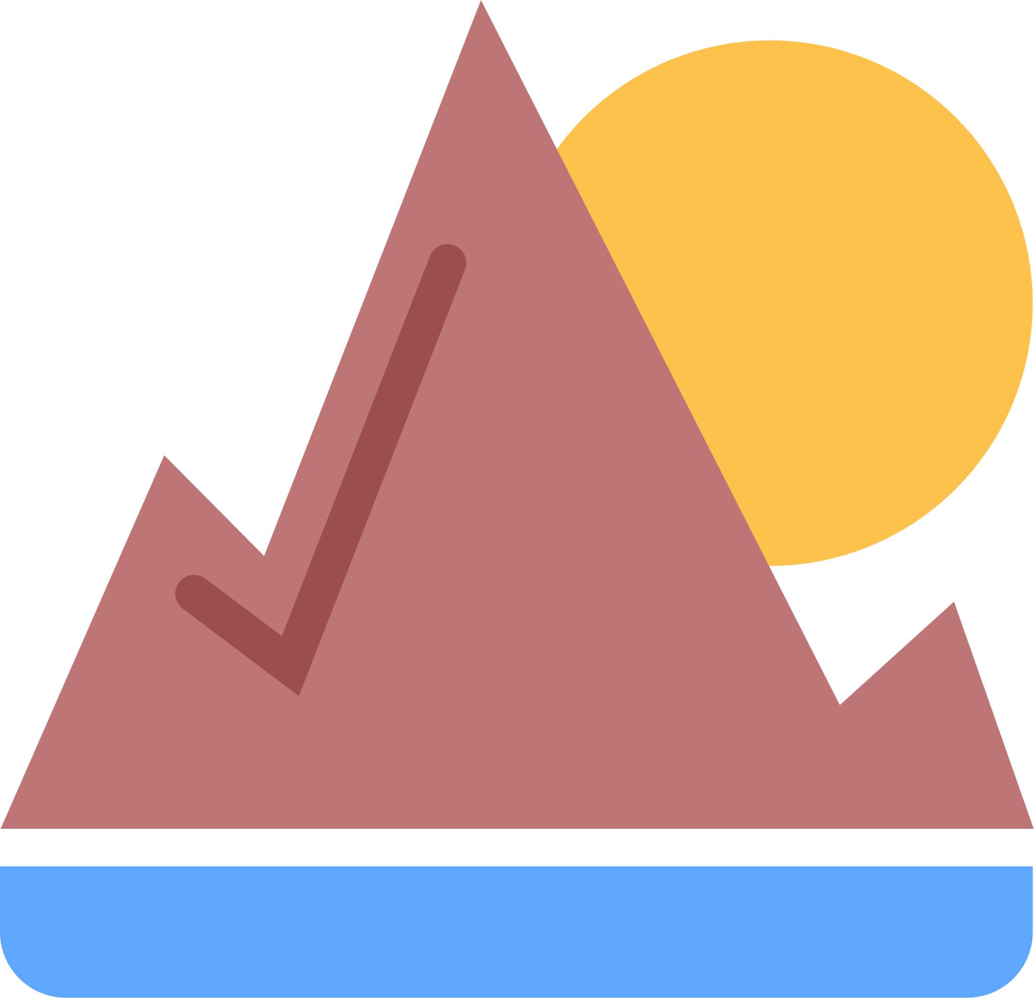 mountain watersun icon