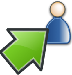 move waiting to participant green arrow icon
