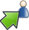 move waiting to participant green arrow icon