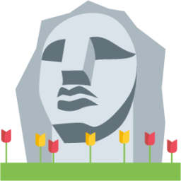 Time for the ultimate battle: Moai emoji for Android (pictured