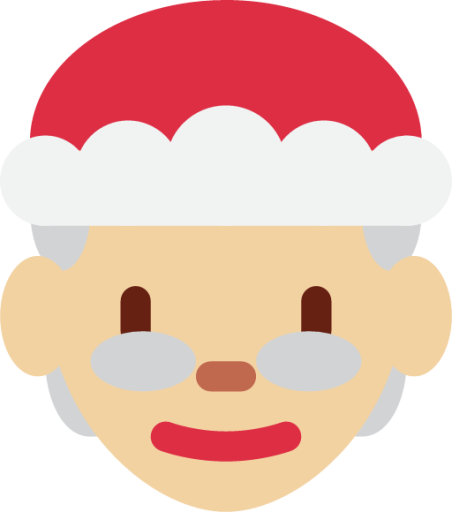 Mrs. Claus: medium-light skin tone emoji