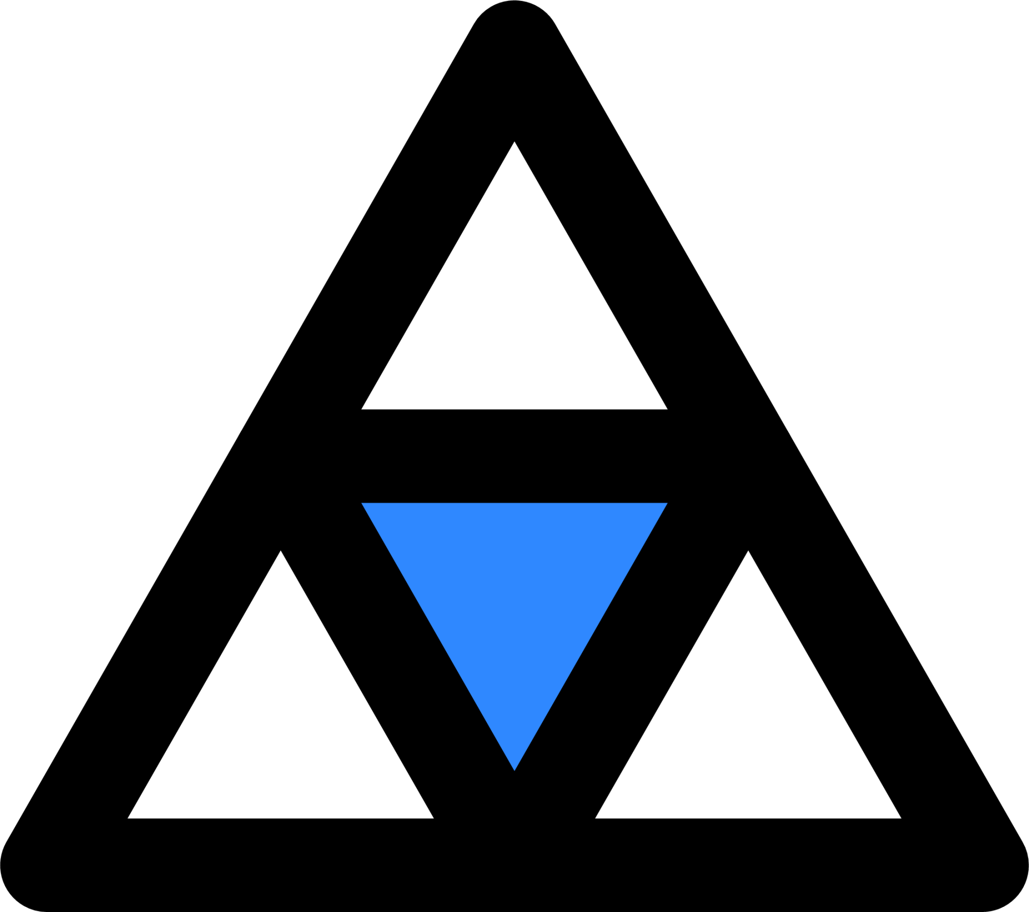 multi triangular two icon