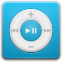 multimedia player ipod blue icon