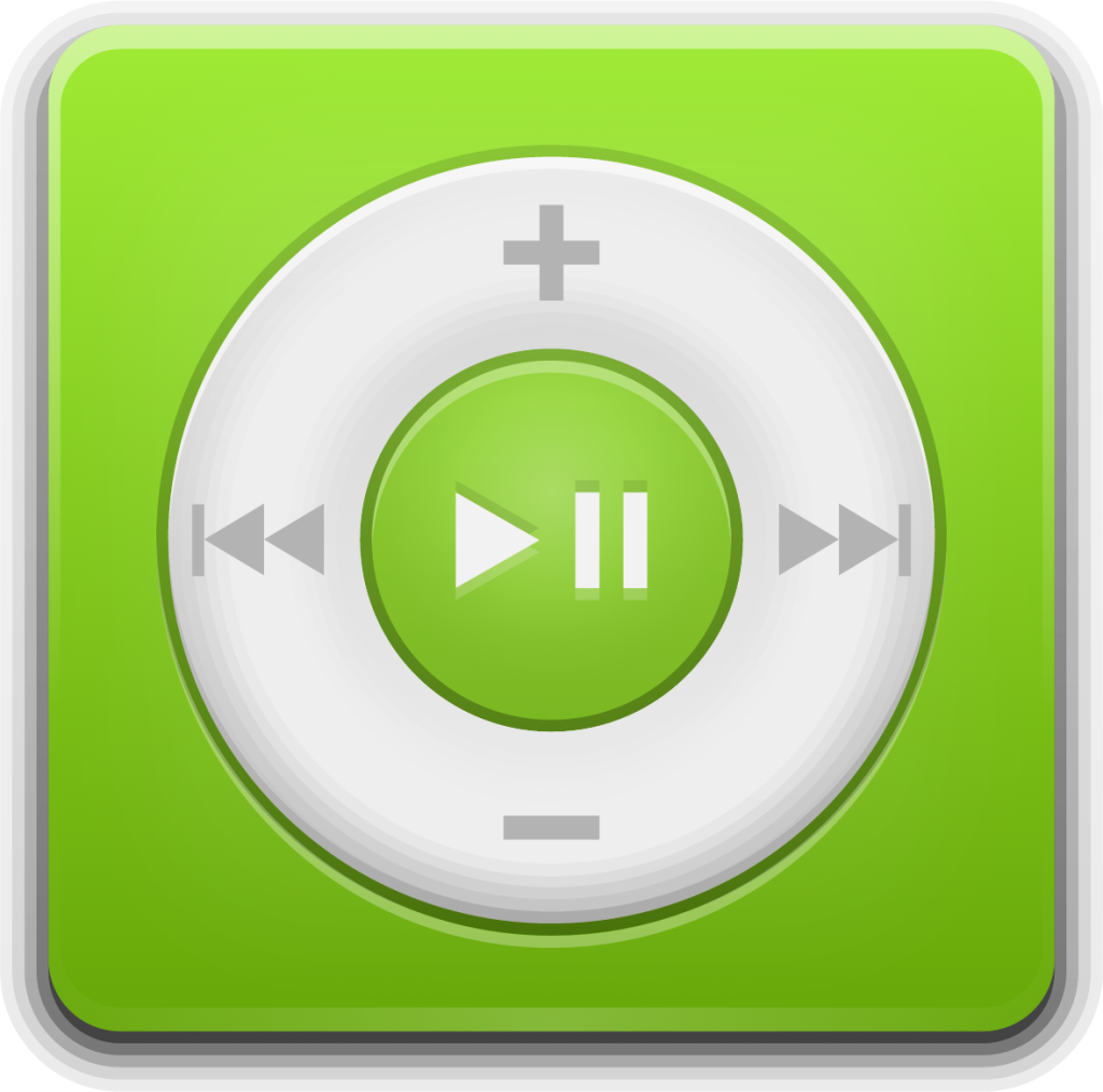 multimedia player ipod green icon