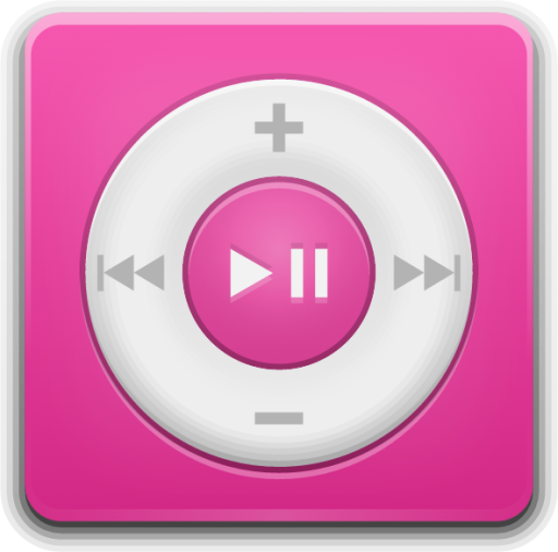multimedia player ipod pink icon