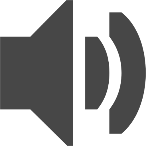 multimedia volume control symbolic icon