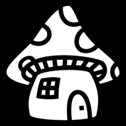 mushroom house icon