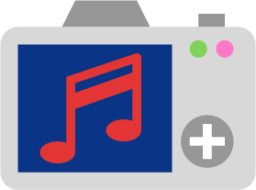 music camera icon