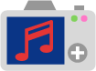 music camera icon