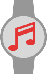 music clock icon