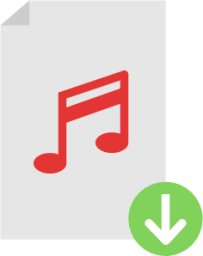 music file download icon