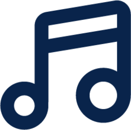 music line media icon