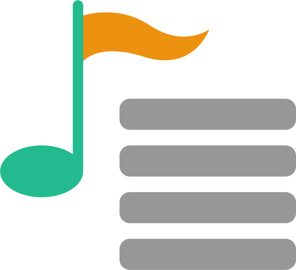 music menu icon