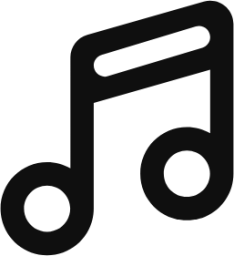 music note double icon