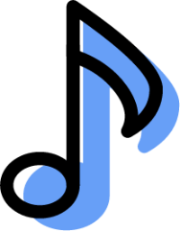 music note single icon