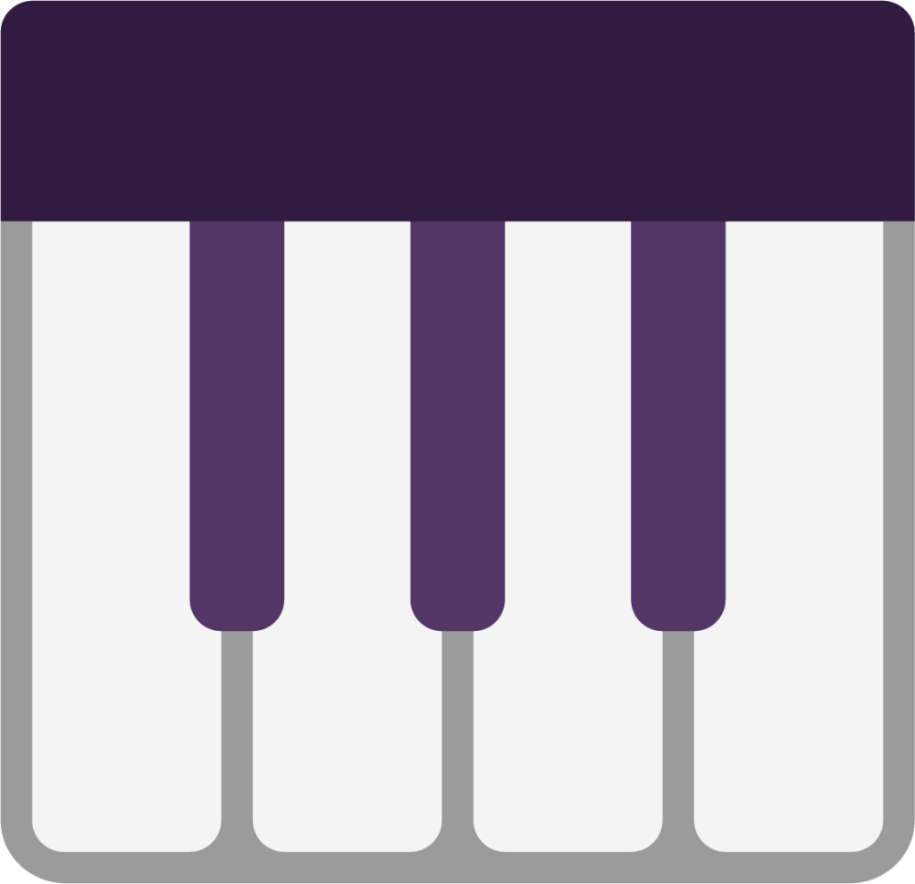 musical keyboard emoji