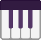 musical keyboard emoji