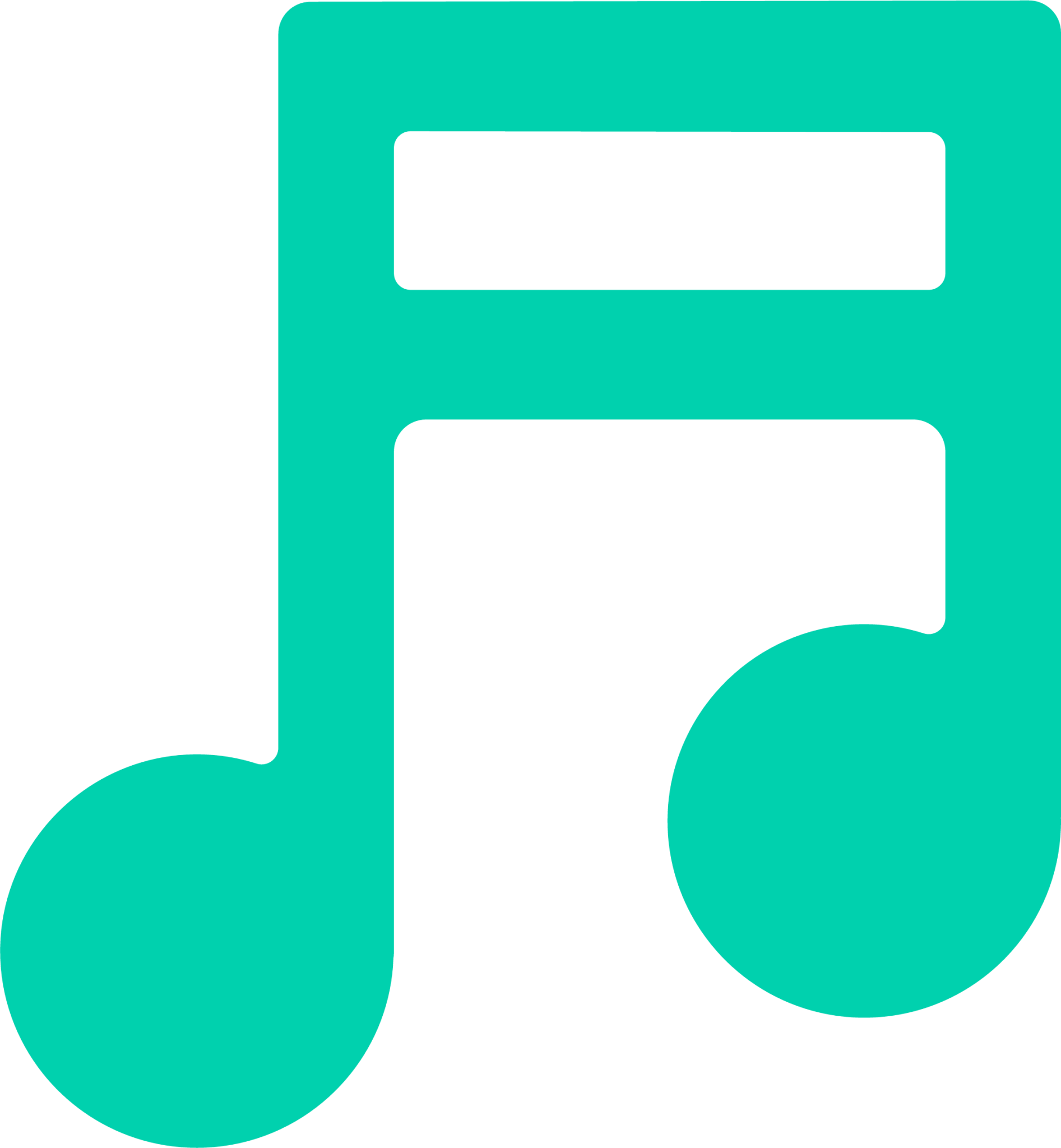 green music note icon
